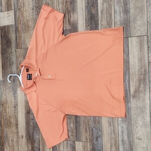 Ping Polo Shirt Adult Medium Performance Golf Rugby orange